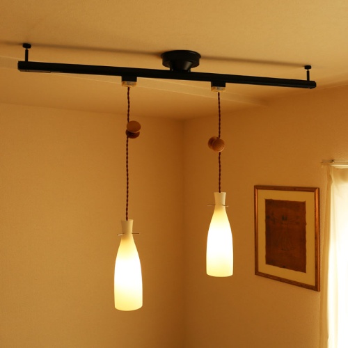 Ledシーリングライト ダクトレール 6畳 器具 ペンダントライト 2灯 Led電球 コードリール アダプタ のセット 住宅ポイントガイド